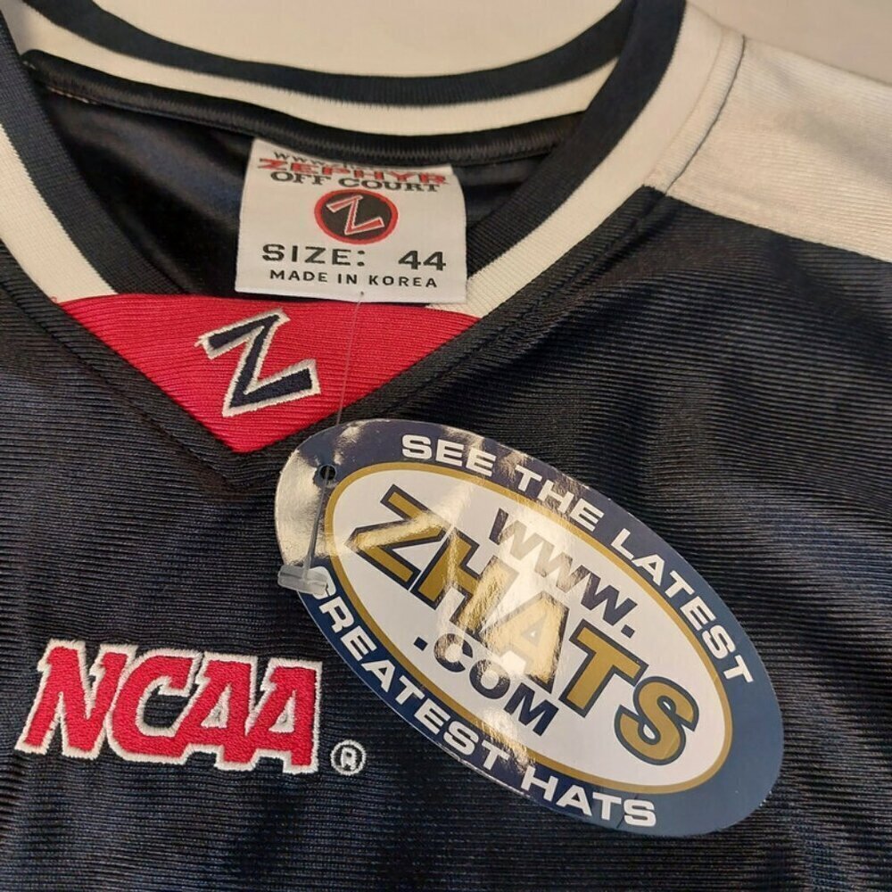 Zephyr NCAA Arizona Wildcats Off Court Basketball Jersey Mens Size 44 Blue - Picture 5 of 8
